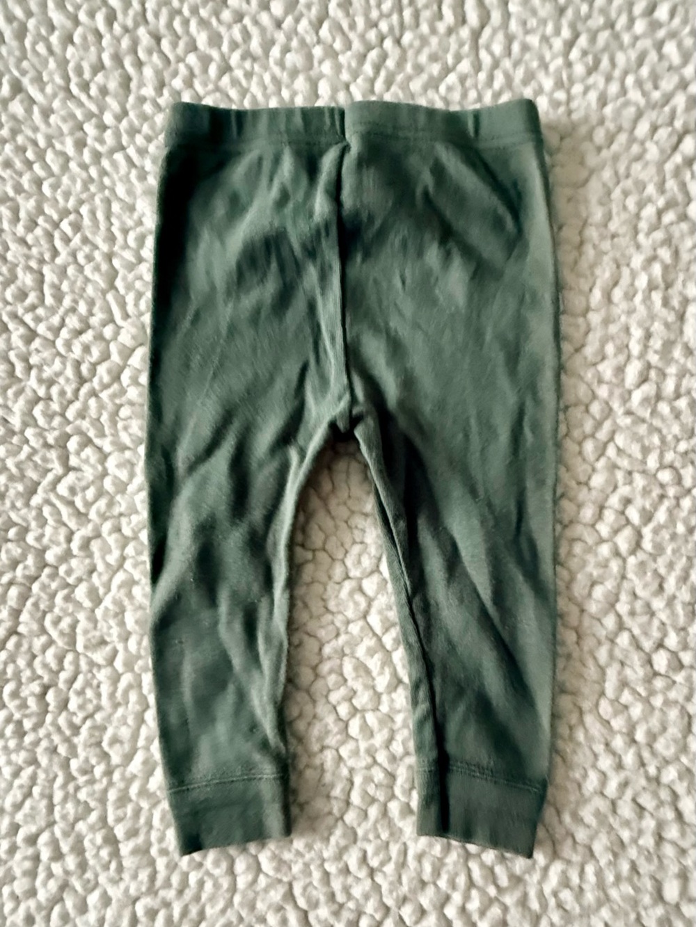 Petit Bateau 3-Pack Leggings in Navy, Olive, Dusty Rose 2 Pack Size 6 months - Picture 9 of 10